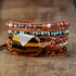 Exclusive Women Beads Wrap Bracelet Tiger Eye Charm 5 Times Leather Strap Bracelets Multilayers Beadwork Bracelet Dropship