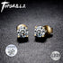 TOPGRILLZ 3/4/5MM 0.1-0.5 Carat D Color Moissanite Earrings 100% 925 Sterling Silver Earrings Fashion Charm Jewelry Women Gift