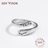 925 Sterling Silver Rings for Women Cross Faith Letters Wedding Trendy Jewelry Large Adjustable Antique Rings Anillos