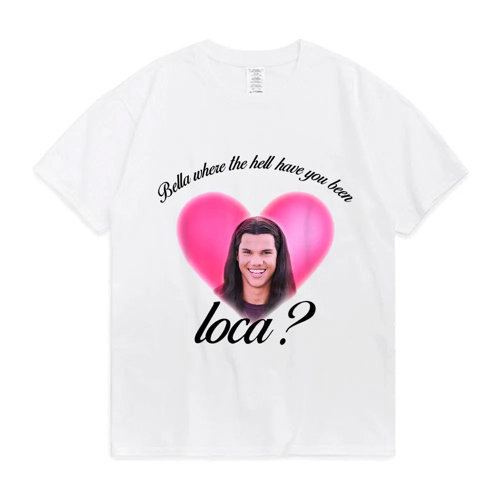 Bella pomba diavolo sei stato loca tshirt donna rua hip-hop harajuku impressão camiseta verão super popular camisetas 