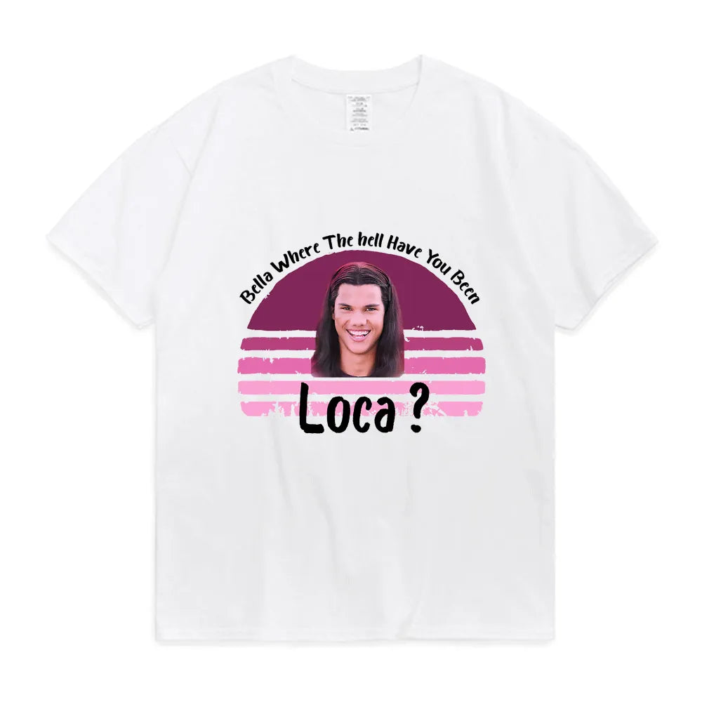 Bella pomba diavolo sei stato loca tshirt donna rua hip-hop harajuku impressão camiseta verão super popular camisetas 