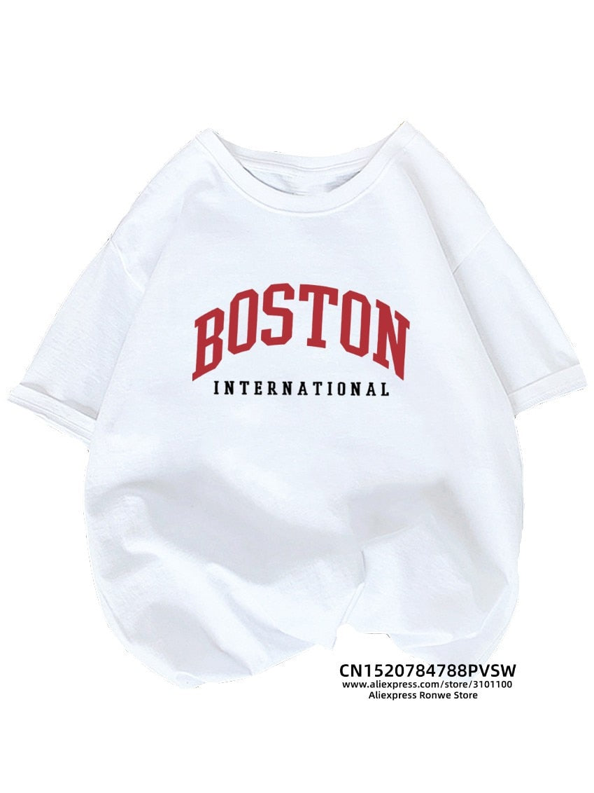 Brooklyn New York Women T Shirt Girl Graphic Printed Fashion Harajuku