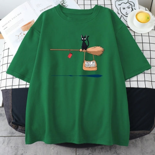 Cute Cat Not In Service Comics Printing Women Soft Cartoons Soft