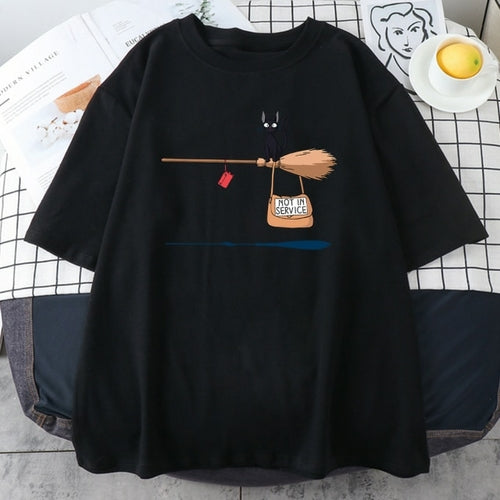 Cute Cat Not In Service Comics Printing Women Soft Cartoons Soft