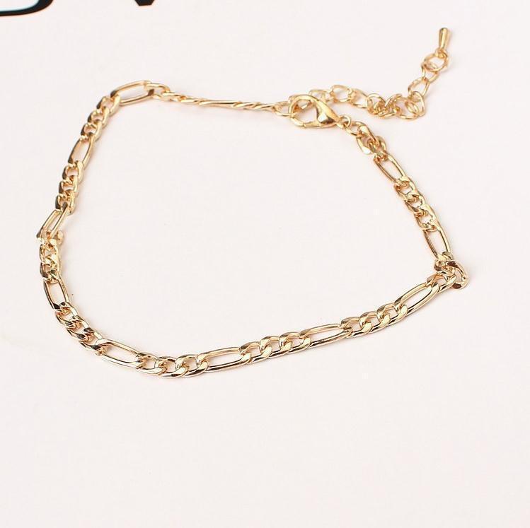 Aliexpress Butterfly Pendant Anklets Foot Chain Summer Yoga Beach Leg Bracelet Handmade Anklet Rose Gold Silver Color Jewelry