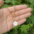 Cute Smiley Face Pendant Necklace for Women Vintage Round Pin Link Chain Choker Necklace Accessories Jewelry Collin BFF Mujer