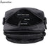 Soperwillton bolsa de ombro masculina, bolsa crossbody com porta usb para ipad de 7.9 '', resistente à água, bolsa de viagem oxford com zíper, cinto masculino #1042