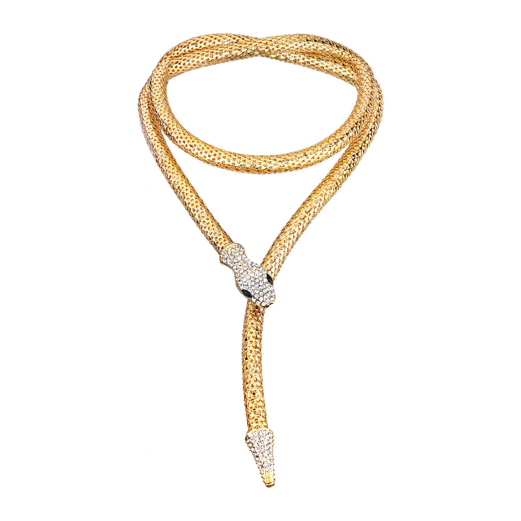 Snake Necklace Women Goth чокер Collares Aesthetic Choker Animal Jewelry Neck Collier Femme Gargantilla Mujer Party Gift Serpent