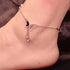 Aliexpress Butterfly Pendant Anklets Foot Chain Summer Yoga Beach Leg Bracelet Handmade Anklet Rose Gold Silver Color Jewelry