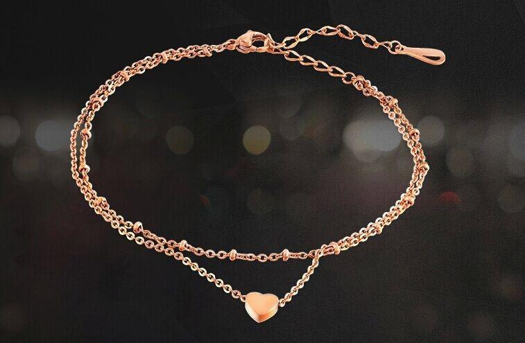 Aliexpress Butterfly Pendant Anklets Foot Chain Summer Yoga Beach Leg Bracelet Handmade Anklet Rose Gold Silver Color Jewelry