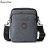 Soperwillton bolsa de ombro masculina, bolsa crossbody com porta usb para ipad de 7.9 '', resistente à água, bolsa de viagem oxford com zíper, cinto masculino #1042