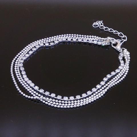 Aliexpress Butterfly Pendant Anklets Foot Chain Summer Yoga Beach Leg Bracelet Handmade Anklet Rose Gold Silver Color Jewelry