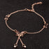Aliexpress Butterfly Pendant Anklets Foot Chain Summer Yoga Beach Leg Bracelet Handmade Anklet Rose Gold Silver Color Jewelry