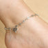 Aliexpress Butterfly Pendant Anklets Foot Chain Summer Yoga Beach Leg Bracelet Handmade Anklet Rose Gold Silver Color Jewelry