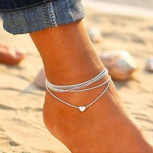 Aliexpress Butterfly Pendant Anklets Foot Chain Summer Yoga Beach Leg Bracelet Handmade Anklet Rose Gold Silver Color Jewelry