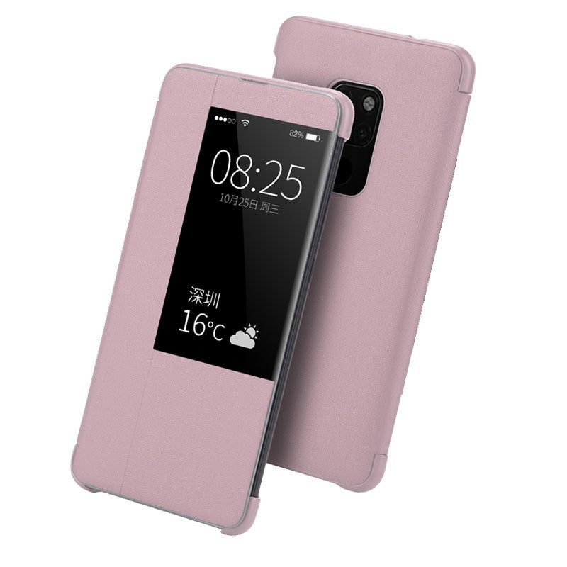 KONGBG Luxury Flip Case For Huawei Mate 20 Pro Leather Smart View Flip Cover 360 Full Cover For Huawei Mate20 Mate 20 Cases