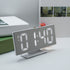 New Upgrate Digital Alarm Clock LED Mirror Clock Multifunction Snooze Display Time Night Led Table Desktop reloj despertador