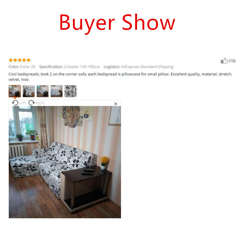 1PC Elastic Printed Sofa Covers Stretch Universal Sectional Throw Couch Corner Cover Cases for Furniture Armchairs Home Decor 