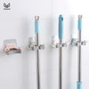 luluhut Nail-free mop holder multi-function traceless Brush Broom Hanger Household Mop Brush Hanger bathroom hook Kitchen Gadget