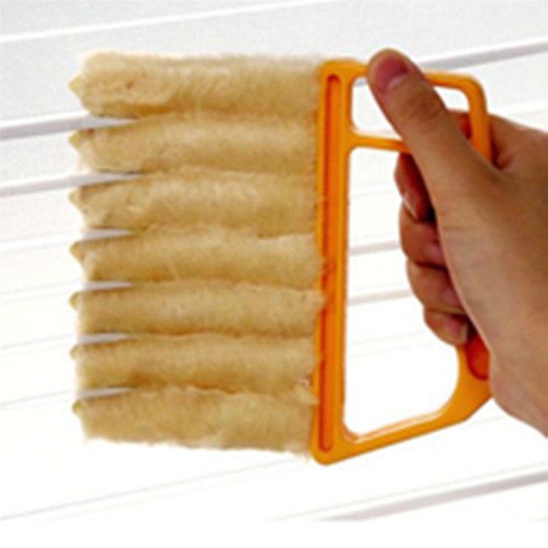 Useful Microfiber Window cleaning brush air Conditioner Duster cleaner with washable venetian blind blade cleaning cloth t