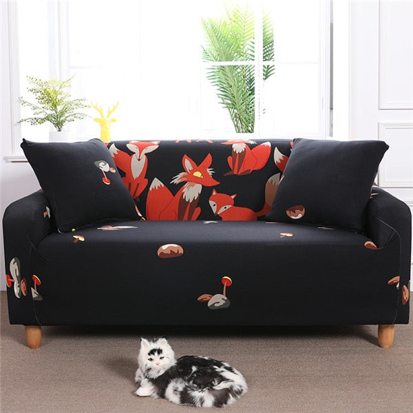 1PC Elastic Printed Sofa Covers Stretch Universal Sectional Throw Couch Corner Cover Cases for Furniture Armchairs Home Decor