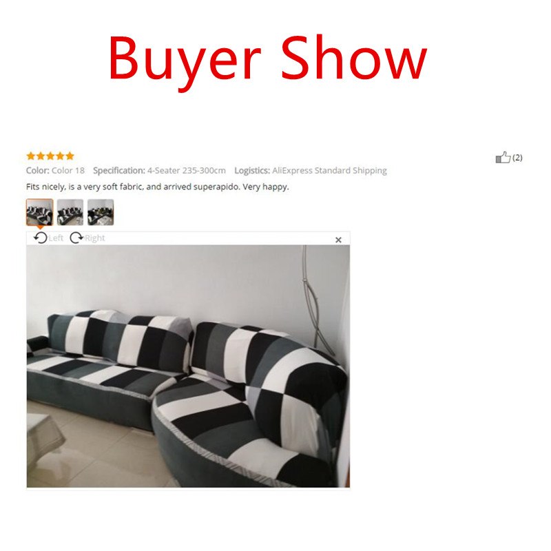 1PC Elastic Printed Sofa Covers Stretch Universal Sectional Throw Couch Corner Cover Cases for Furniture Armchairs Home Decor 