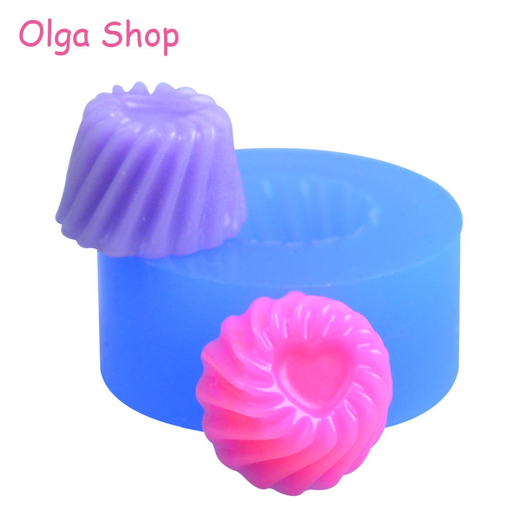 GYL011 15.8mm Jelly Silicone Mold Charm Resin Jewelry Making Pendant Sugarcraft Miniaturesweet Candy Chocolate Fondant 