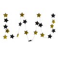 Fashion Wall Hanging Paper Star Garlands 2m Long Birthday String Chain Wedding Party Banner Handmade Children Room Home Decor