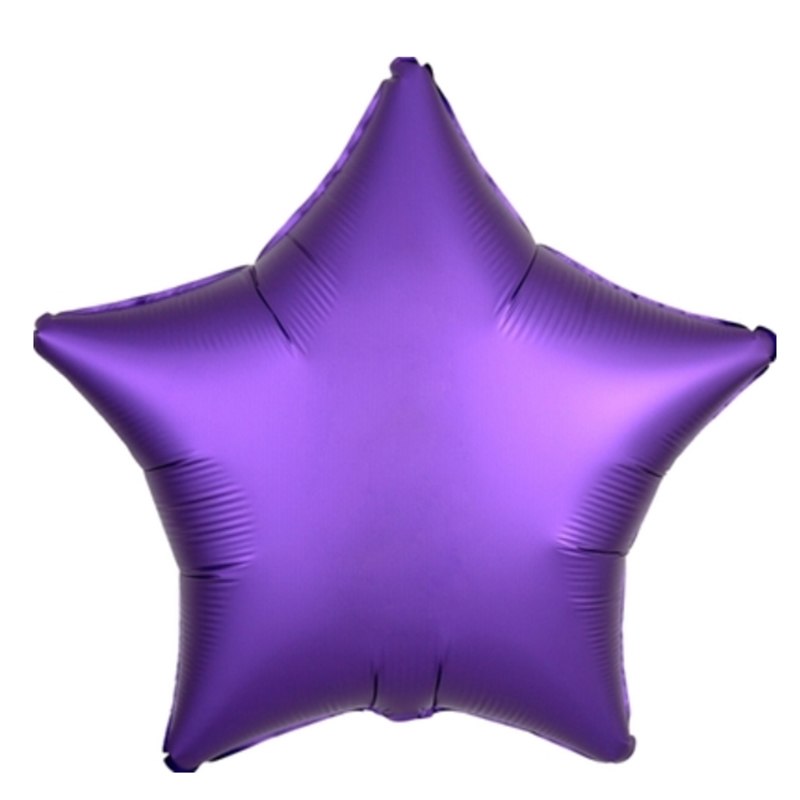 10pcs 18 inch Chrome metal balloon Heart Star Round matte helium balloon Wedding party decor Supplies birthday balloons shower