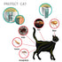 Dewel Summer Anti-insect Cat Dog Collar Anti Flea Mosquitoes Ticks Waterproof Cat Flea Collar for Pet 8 Months Protection