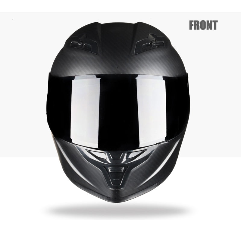 Carbon Fiber Full Face Motorcycle Helmet Racing Helmet Motocross Off Road Kask Casco De Moto Motociclista DOT Approved 