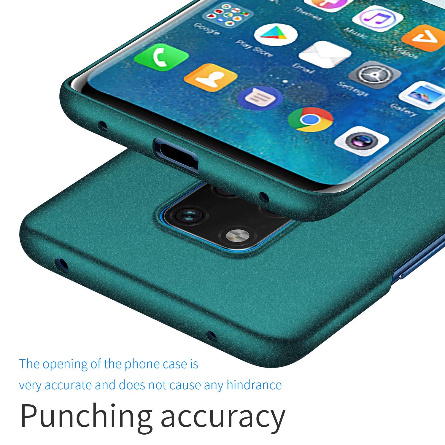 For Huawei Mate 20 Pro Case, WEFOR Ultra-Thin Minimalist Slim Protective Phone Case Back Cover for Huawei Mate 20 Pro