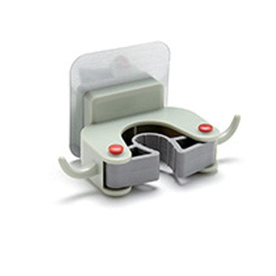 Luluhut suporte para esfregão sem unhas, multifuncional, escova sem rastros, cabide de vassoura, cabide de escova para esfregão doméstico, gancho de banheiro, aparelho de cozinha