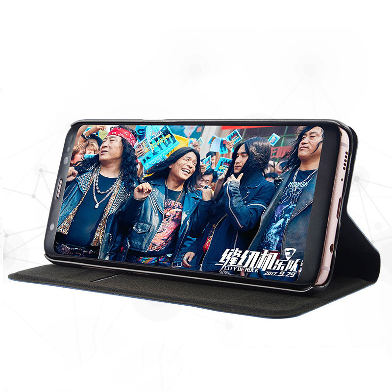For Samsung galaxy S7 S8 S9 Note 8 Leather Case for Samsung galaxy S7 edge S8 S9 Plus PU Flip cover card slot stand