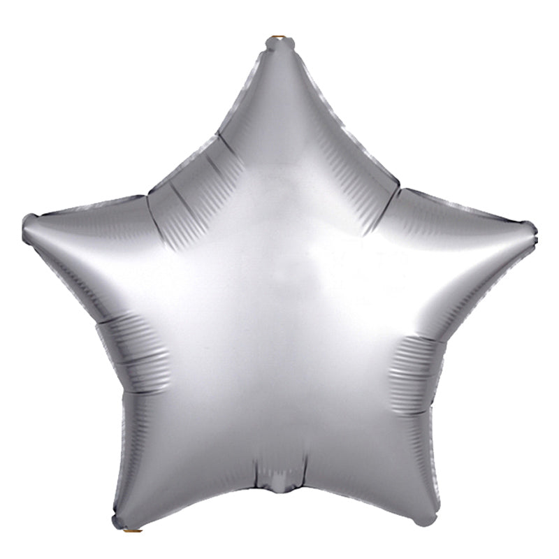 10pcs 18 inch Chrome metal balloon Heart Star Round matte helium balloon Wedding party decor Supplies birthday balloons shower