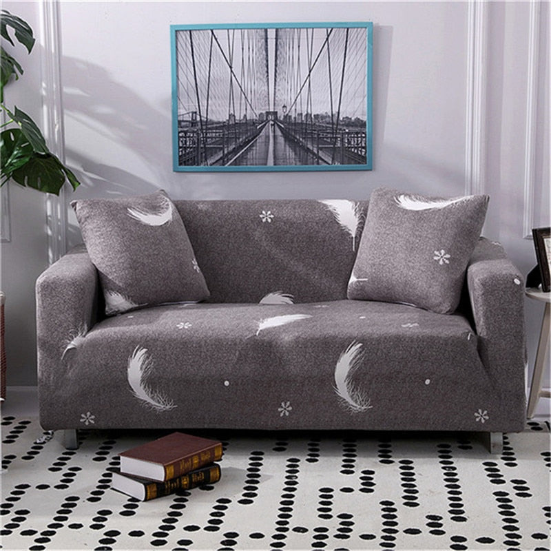 1PC Elastic Printed Sofa Covers Stretch Universal Sectional Throw Couch Corner Cover Cases for Furniture Armchairs Home Decor