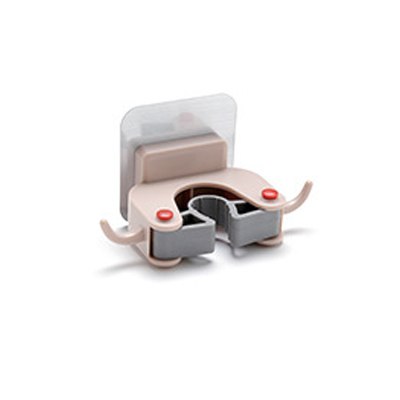 Luluhut suporte para esfregão sem unhas, multifuncional, escova sem rastros, cabide de vassoura, cabide de escova para esfregão doméstico, gancho de banheiro, aparelho de cozinha