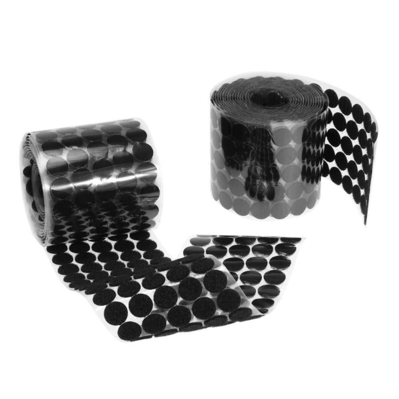 10/15/20mm 500 Pairs Double-sided Self Adhesive Fastener Tape Hook Loops Sticker Adhesive Fastener Tape Hooks Loops Disks