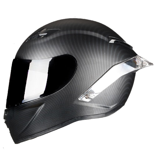 Carbon Fiber Full Face Motorcycle Helmet Racing Helmet Motocross Off Road Kask Casco De Moto Motociclista DOT Approved