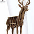 Modern  Creative Elk wood Deer Desk Coffee Table Wooden Home Furniture Storage Study Book Shelf Household  Side Table 72*64*26cm