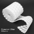 10/15/20mm 500 Pairs Double-sided Self Adhesive Fastener Tape Hook Loops Sticker Adhesive Fastener Tape Hooks Loops Disks