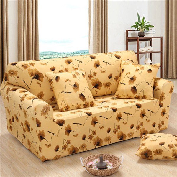 1PC Elastic Printed Sofa Covers Stretch Universal Sectional Throw Couch Corner Cover Cases for Furniture Armchairs Home Decor