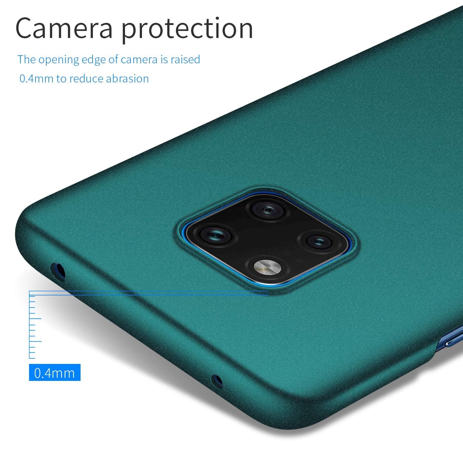 For Huawei Mate 20 Pro Case, WEFOR Ultra-Thin Minimalist Slim Protective Phone Case Back Cover for Huawei Mate 20 Pro