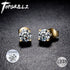 Topgrillz 3/4/5mm 0.1-0.5 quilates d cor moissanite brincos 100% 925 prata esterlina brincos moda charme jóias presente feminino