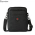 Soperwillton bolsa de ombro masculina, bolsa crossbody com porta usb para ipad de 7.9 '', resistente à água, bolsa de viagem oxford com zíper, cinto masculino #1042