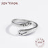 925 Sterling Silver Rings for Women Cross Faith Letters Wedding Trendy Jewelry Large Adjustable Antique Rings Anillos