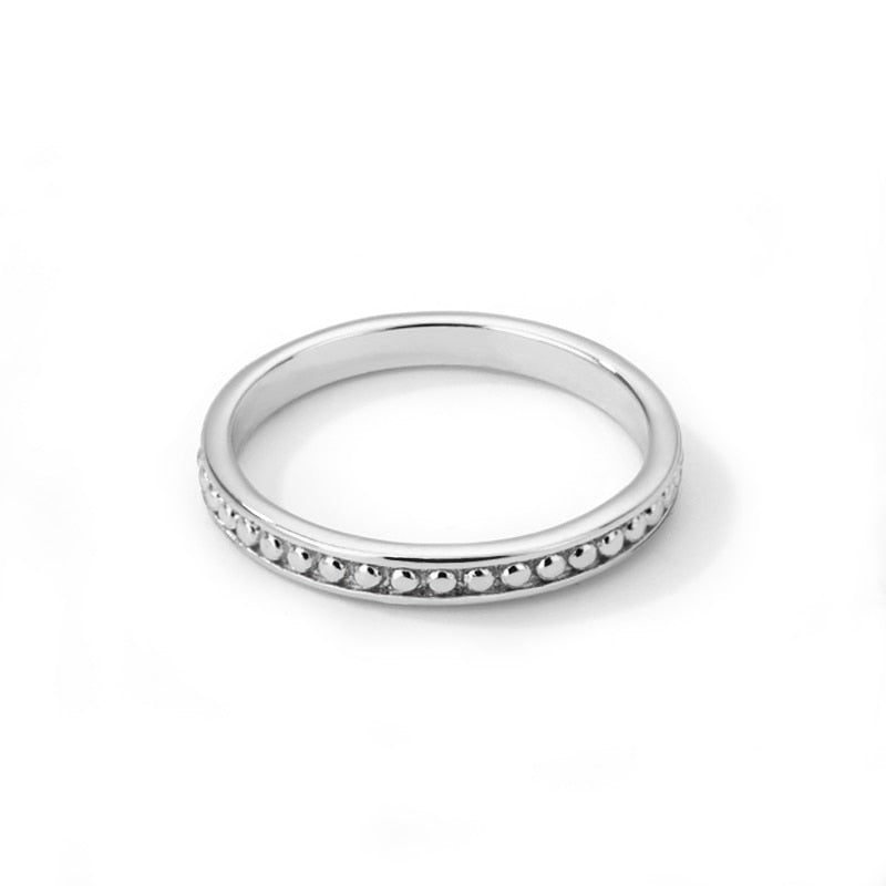 Heart Rings For Women Stainless Steel Gold Silver Color Heart Wedding Couple Rings Aesthetic Jewelry Anniversary Bague Femme