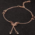 Aliexpress Butterfly Pendant Anklets Foot Chain Summer Yoga Beach Leg Bracelet Handmade Anklet Rose Gold Silver Color Jewelry