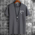 JFUNCY t-shirt da uomo in cotone Oversize estivo da uomo t-shirt Casual da uomo maglietta con stampa cuore d'amore semplice o-collo manica corta top da uomo