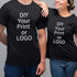 Maglietta personalizzata donna uomo estate maglietta stampata personalizzata maglietta con Logo fotografico fai da te maglietta con testo del marchio personalizza la tua maglietta di abbigliamento